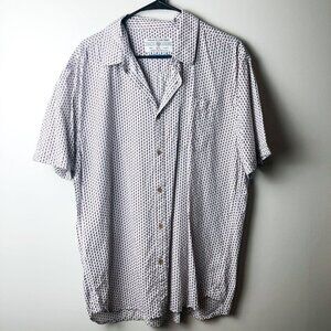 Private Member Printed Button Down Polo